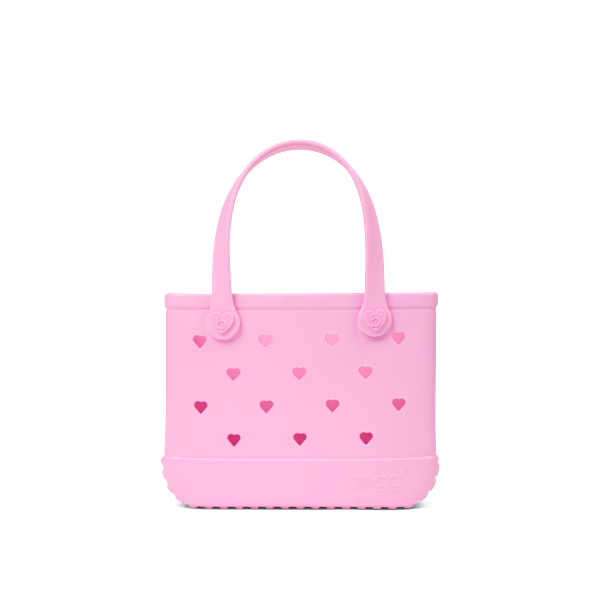 Bitty Bogg Bag - Cut Out Heart Pink Taffy